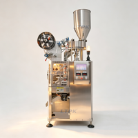 Machine d'emballage de sachets de thé triangulaires et plats en nylon avec doseur de volume par tasse pour le thé vert, noir et les infusions florales