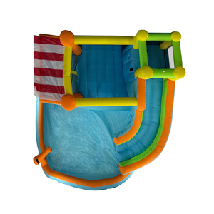 Jouets pour enfants polyvalents, grandes piscines gonflables, château gonflable pour les grands enfants avec longues toboggans - Product Image 5