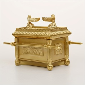 หีบขนาดกลางของพันธสัญญามนุษย์ขนนกศาสนา Menorah ชาวยิวของตกแต่งบ้าน - Product Image 4