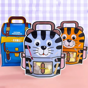 Tùy chỉnh phim hoạt hình hình <span class=keywords><strong>Ziplock</strong></span> đứng lên túi zip dễ thương goodie Túi trẻ em Snack quà tặng bao bì cho Kẹo sô cô la - Product Image 2