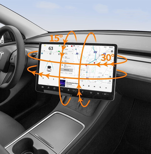 Mise à niveau des accessoires d'intérieur de voiture Kit de montage rotatif pour écran tactile du tableau de bord pour Model <span class=keywords><strong>3</strong></span> Y <span class=keywords><strong>Tesla</strong></span> - Product Image 3
