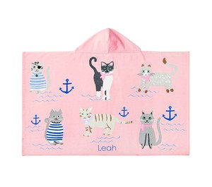 Asciugamano da Spiaggia per Bambini Certificato OEKO TEX-100, Morbidissimo Cotone Organico, Stampe Animali/Tinta Unita/Quadrate - Product Image 1