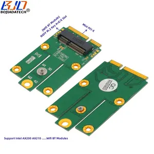 โรงงานขายส่งมินิ PCI-E อินเทอร์เฟซ MPCIe ถึง M.2 NGFF E-Key Key A + E การ์ดอะแดปเตอร์ไร้สายสําหรับ AX200 AX210 .... โมดูล Wifi BT