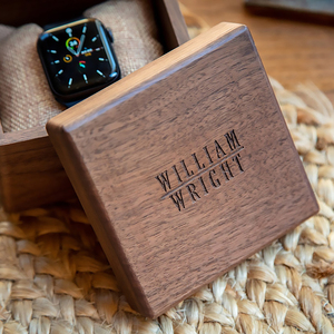 Cùng một thương hiệu Nhà máy tùy chỉnh Walnut xem vỏ sò hộp lưu trữ hộp - Product Image 4