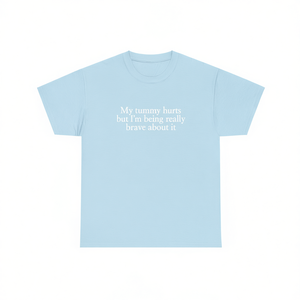 T-shirt « Mon ventre fait mal » – T-shirt drôle pour les survivants de maux de ventre, cadeau ironique et sarcastique, t-shirt humoristique - Product Image 2