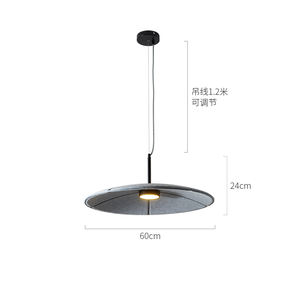 Nuovo Design moderno di lusso grande lampadario di illuminazione moderna decorazione a sospensione luci classiche <span class=keywords><strong>paralume</strong></span> in feltro per la casa - Product Image 5