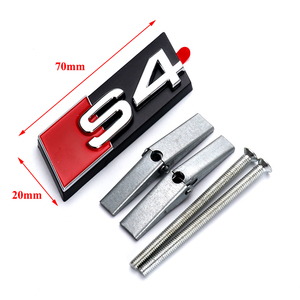 Emblema 3D ABS Cromado Negro con Logotipo S3 S4 S5 S6 S7 S8, Rejilla Delantera de Coche con Diseño de Panal para Accesorios <span class=keywords><strong>Audi</strong></span> <span class=keywords><strong>S</strong></span> <span class=keywords><strong>3</strong></span> 4 5 6 7 8 - Product Image 3