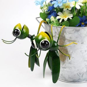 Làm bằng tay ngoài trời Vườn kim loại Bọ Ngựa nhà độc đáo phim hoạt hình hình dạng giả mạo sắt cỏ trang trí bằng gỗ cổ phần vật liệu thép trang trí - Product Image 6