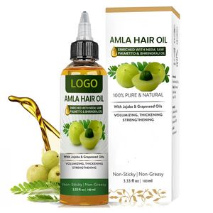 Aceite de Amla Original de Marca Privada para el Crecimiento del Cabello, Tratamiento para la Caída del Cabello y Reparación del Cuero Cabelludo Dañado, Set de Cuidado Capilar con Aceite de Amla - Product Image 1