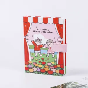 Cuaderno de papelería Kawaii con impresión personalizada, A5/A6, venta al por mayor