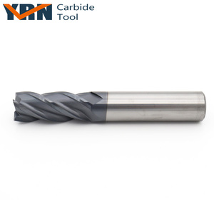 Luckyynn — fraise en carbure de tungstène, 4 cannelures HRC45, haute qualité, fraise en carbure massif, à bas prix - Product Image 4
