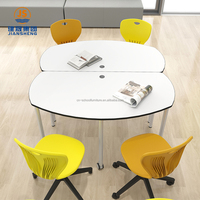 Mobilier de bibliothèque moderne Table et chaises de lecture Mobilier de bibliothèque scolaire Mobilier de bibliothèque d'université pour salle d'étude d'étudiant