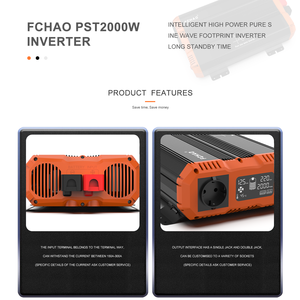 Chất lượng tốt 24Volt đến 220V tinh khiết Sine Wave Off Grid Power Inverter Điện áp biến áp inversor conversor 2000 Wát - Product Image 6