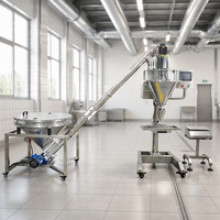 Machine de remplissage semi-automatique de poudre sèche, équipement de dosage pour la farine, l'amidon et les ingrédients de boulangerie
