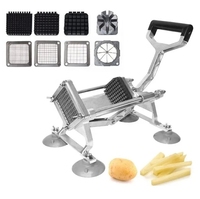 Commerciële Handleiding Aardappelsnijder Groentesnijder Food Grade Aardappel Strip Friet/Chips Chip Plant Cutter