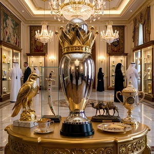 Trofeo Personalizado de Aleación de Zinc Chapado en Oro - Premio de Metal de Alta Gama con Corona Real - Product Image 6