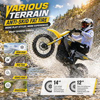 Nouvelle moto électrique 3000W 48V 23.5Ah Vitesse maximale 54Km/h Capacité de charge maximale 120Kg Cadre en alliage d'aluminium Moto électrique