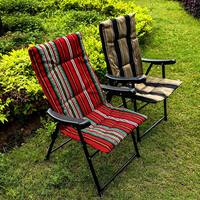 Chaise pliante portable de camping en métal robuste de qualité supérieure, avec designs personnalisés, réglable et écologique, vente en gros