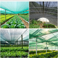 Duurzaam HDPE warp gebreid UV-bestendig ademend zonwerend net voor bescherming van landbouwgewassen in kassen