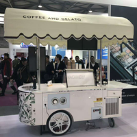 Kiosque de restauration rapide camion de crème glacée support de hot-dog magasin de collations Portable chariot de bonbons Mobile chariot de nourriture chariot