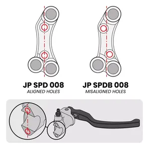 Interruptor de manillar derecho para Superbike BMW S 1000 RR 2015/2018 (orificios alineados) - Product Image 2