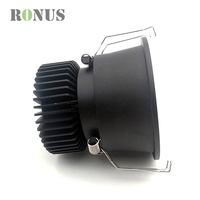 IP44 Dimmable 7W Mur Rondelle Spot Petit Spot Down Light 5W Encastré Réglable LED COB Anti Éblouissement Projecteur