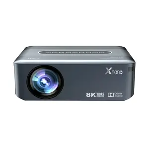 XNANO X1智能光束器高流明安卓8k解码无线投射全高清1080P家庭影院4k投影仪
