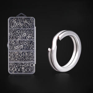 แกนหมุนสแน็ปพร้อมห่วงกดจำนวน200ชิ้นตัวเชื่อมต่อแบบดูเพล็กซ์สำหรับเหยื่อตก<span class=keywords><strong>ปลา</strong></span> - Product Image 2