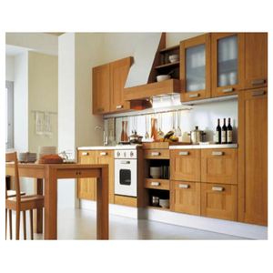 Muebles de Cocina y Baño de Madera Maciza de Roble, Estilo Moderno, Conjuntos de Cocina Personalizados y Económicos, Gabinetes con Cajones y Fregadero, Mayorista - Product Image 1