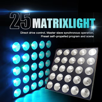 Série de projecteurs LED de surface MZX 10W*25 PC SLED Blinder Matrix Light, équipement de spectacle de danse DMX512, mode maître-esclave automatique 3-en-1 RGB
