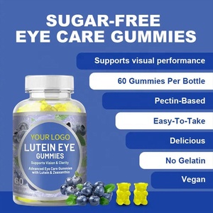 Gummies pour les yeux sans sucre à la <span class=keywords><strong>lutéine</strong></span> 60 unités - <span class=keywords><strong>Lutéine</strong></span> et zéaxanthine, favorise la performance visuelle et la protection contre la lumière bleue - Product Image 2