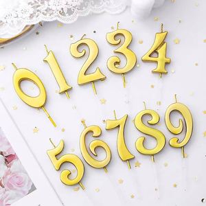 Large Gold Creative Digital Birthday Candle <b>Box</b> Ball Birthday <b>Cake</b> Decorating Supplies <b>Christmas</b> New Year Halloween Paraffin Wax - Product Image 3