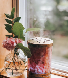 <span class=keywords><strong>Humidificador</strong></span>, Lámpara de Sal del Himalaya de Bronce con 7 Luces de Colores, Inhalador Ultrasónico de Sal del Himalaya - Product Image 2