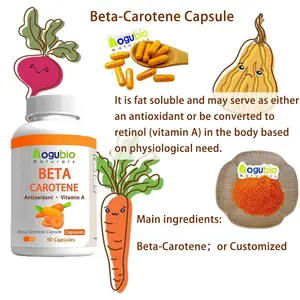 Beta carotene naturale puro per uso alimentare