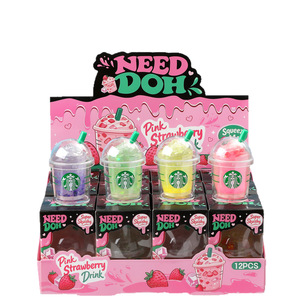 Jouet à presser Kawaii <span class=keywords><strong>en</strong></span> forme de tasse de bubble tea, Squishy tasse à café <span class=keywords><strong>en</strong></span> <span class=keywords><strong>slime</strong></span> pailleté, Jouet anti-stress de décompression 4 couleurs, Cadeau <span class=keywords><strong>en</strong></span> gros pour soulager le stress - Product Image 4