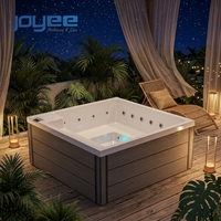 Spa extérieur pour complexe hôtelier et maison, jacuzzi en acrylique JOYEE, spa extérieur chauffé, piscine extérieure chauffée