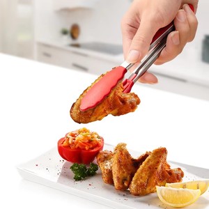 Nylon BBQ <b>Tongs</b> with Heat Resistance and Easily Cleaned for Outdoor Camping & Kitchen Use - Product Image 2