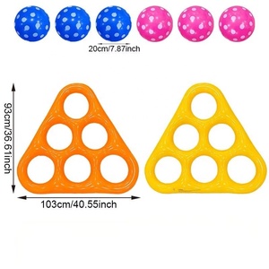 Nouveaux jouets de piscine gonflables <span class=keywords><strong>en</strong></span> PVC, jeu de lancer d'anneaux aquatiques, jouets aquatiques gonflables pour enfants - Product Image 3