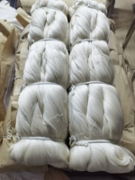 Fil client textile en gros pour le tissage de fils de soie teints pour le tricot