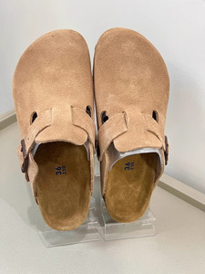 2025 verano Birkenstocks zapatos hombres y mujeres <span class=keywords><strong>sandalias</strong></span> de corcho con doble botonadura ropa de cuero exterior plana - Product Image 3
