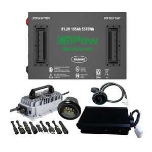 48V 51.2V 72V 76.8V 96V 50ah 100ah 150ah 200ah 300ah Lifepo4 Lithium-Ionbatterij Voor Golfkar Batterij Lithium - Product Image 2