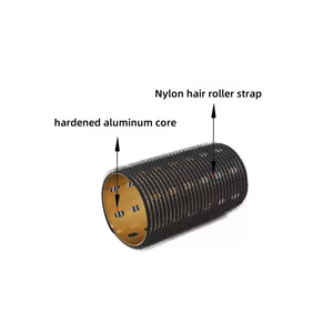Dansky ที่ม้วนผมอลูมิเนียมแม่เหล็ก, อุปกรณ์ม้วนผมด้วยความร้อนเครื่องมือม้วนผมห่วงตะขอไนลอนห่วงโลหะ - Product Image 6