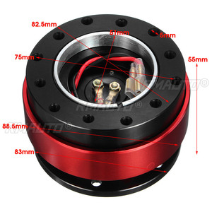 อะแดปเตอร์พวงมาลัยแบบถอดเร็วสำหรับรถยนต์ ยูนิเวอร์แซล อลูมิเนียม 6 รู - Product Image 6
