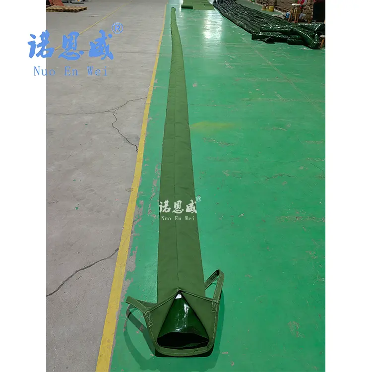 300mm 12inch Customized round military Green pre-conditioned aircraft PCA Ventilation flexible air Duct