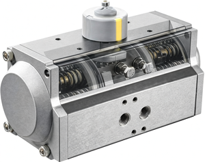 COVNA 90-Day Window 1/2 Inch Aluminium Alloy 90 °   Actionneur de vanne pneumatique à retour par ressort, double effet, vanne rotative pneumatique - Product Image 2