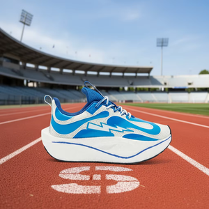 Zapatillas Deportivas Personalizadas Geleza, Fabricadas en China, Ligeras, de Poliéster, con Suela de Goma, para Niños y Niñas, Color Negro Rad - Product Image 1