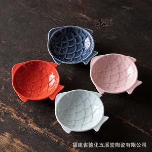 Assiette à fruits en céramique ronde en porcelaine à pied haut, style Wuxi Tang, de Dehua, Fujian, pour la maison et les offrandes bouddhistes - Product Image 5
