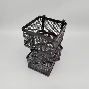 Bustine di tè espositore grande capacità 96 pezzi bustina di tè 2 livelli in metallo nero sacchetto di tè armadietto <span class=keywords><strong>dispensa</strong></span> - Product Image 5