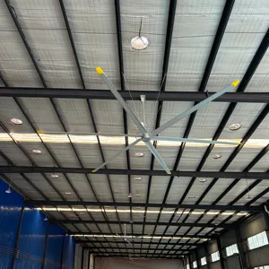 7.3m (24FT)Big Industrial Pmsm Energy Saving Hvls Ventilateur de plafond pour le refroidissement de l'air et la fonction de ventilation