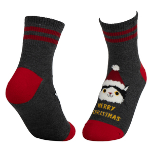 Calcetines Navideños <span class=keywords><strong>Peludos</strong></span> con Diseño Divertido, Gruesos, para Uso Diario, Feliz Año Nuevo - Product Image 2